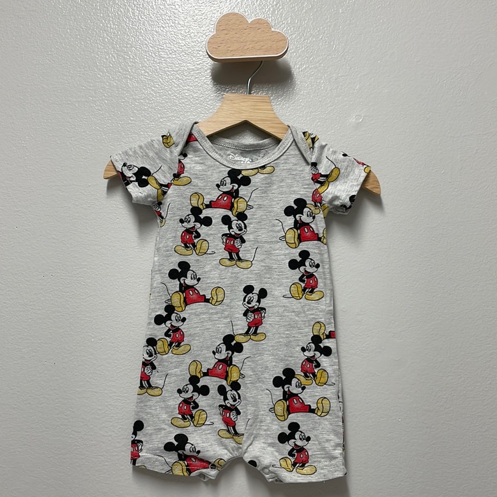Disney Baby Mickey Mouse Romper Size 6-9 Months